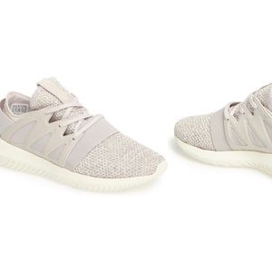 Adidas Tubular, 8.5, Grey/Lavender